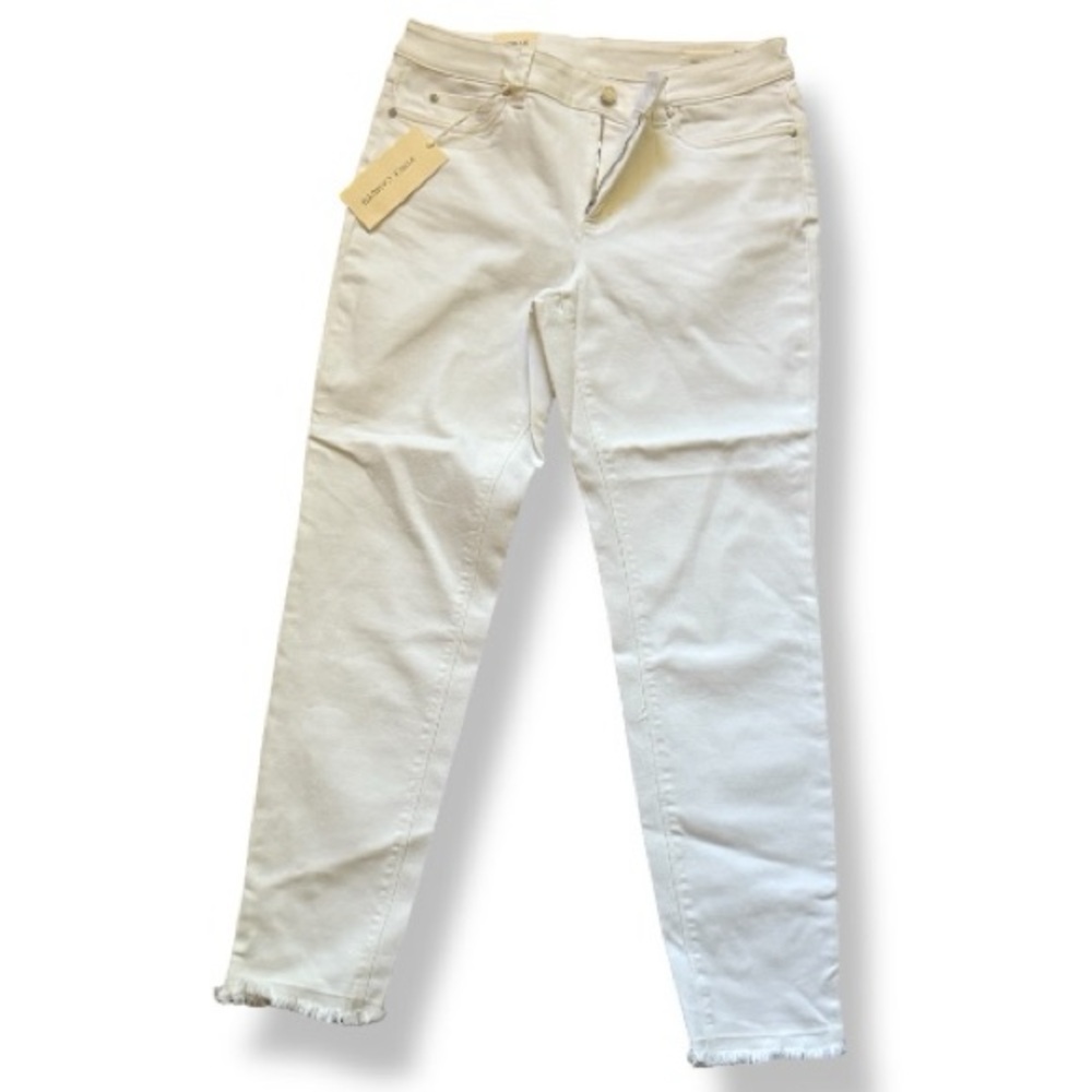 Vince Camuto Women's Cream Ankle Skinny Jeans